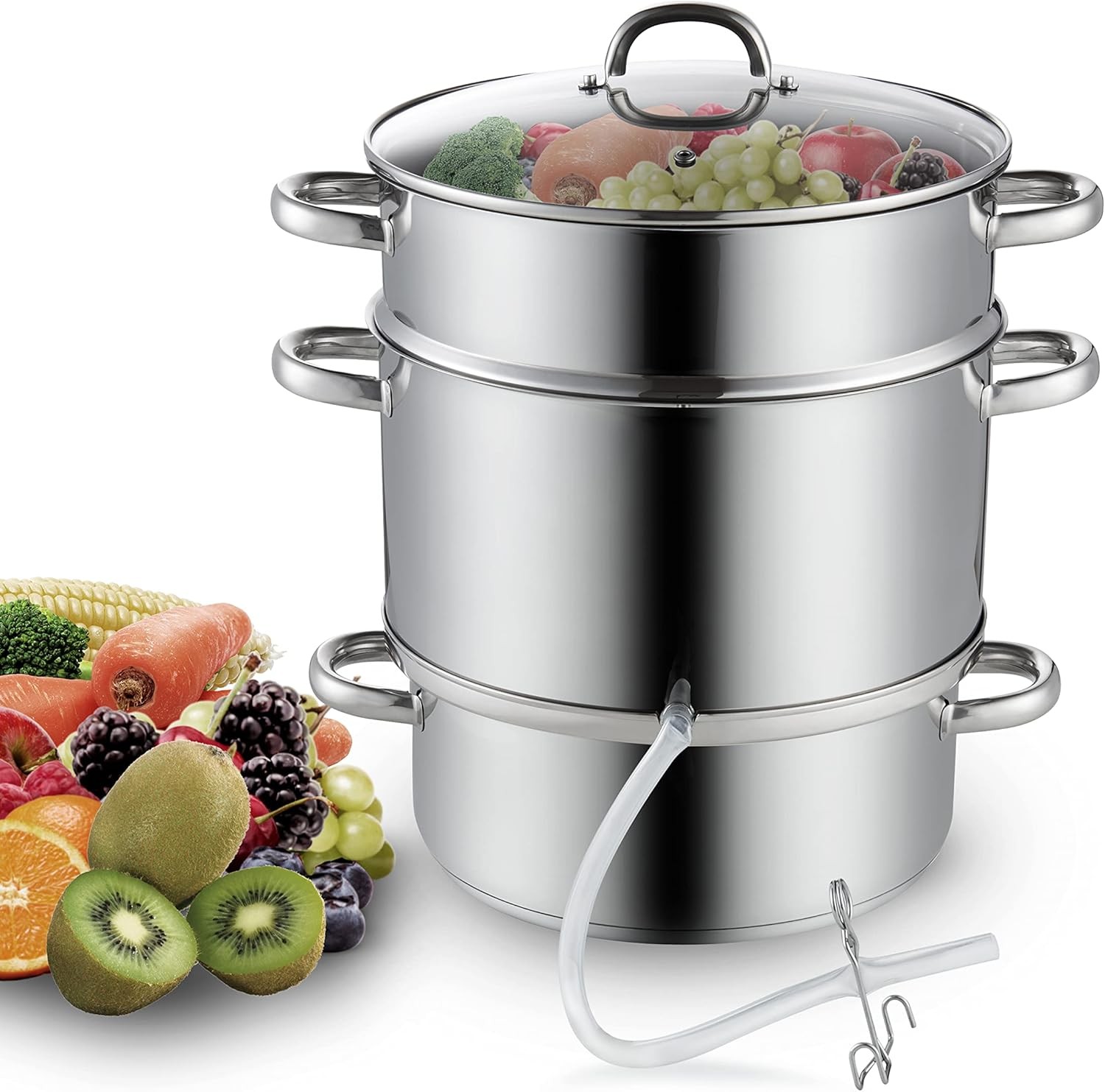 Cooks Standard Canning Juice Steamer Extractor Fruit Vegetables for Making