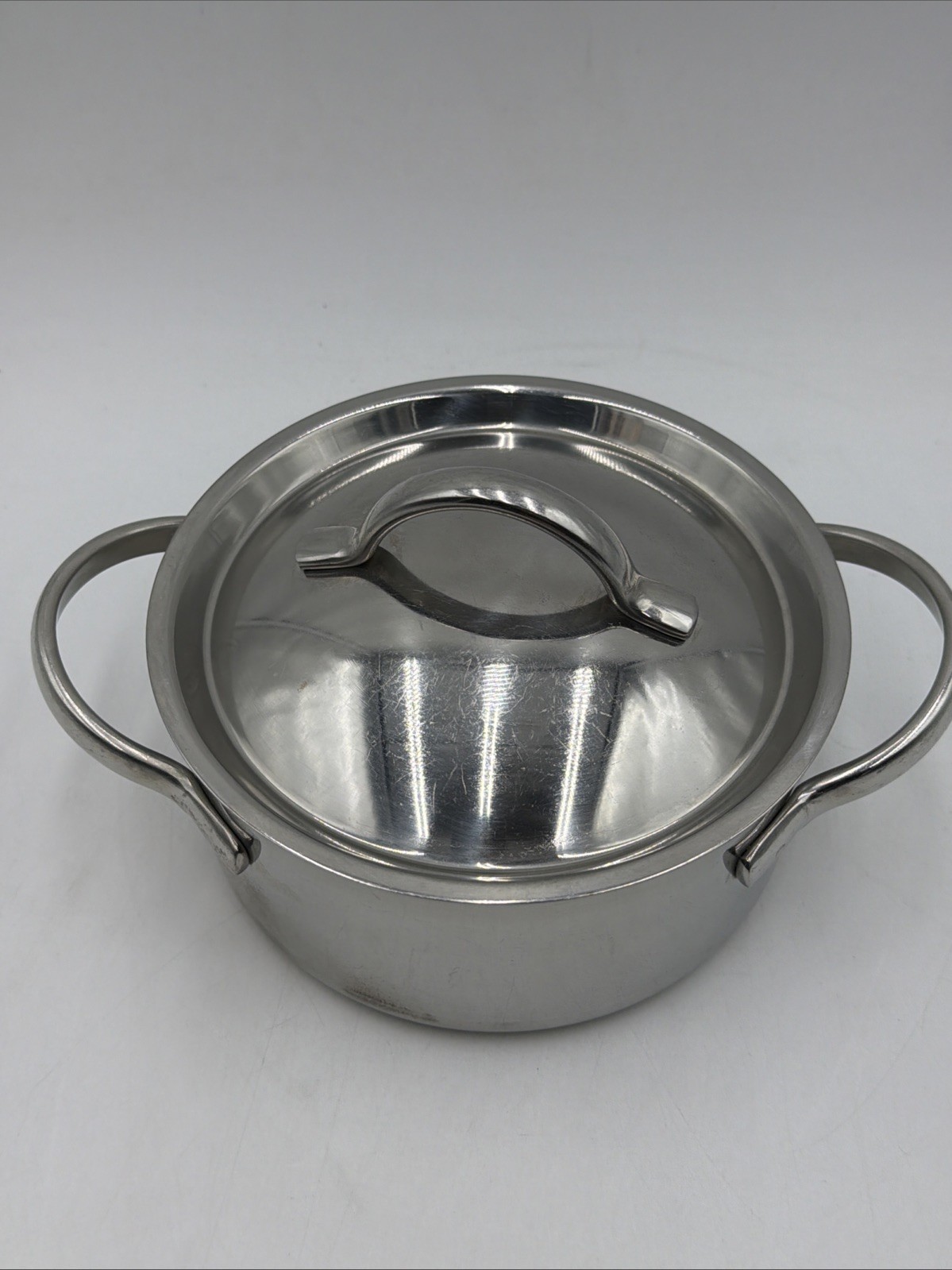 Vintage Revere Pro Line 1.5 Qt Saucepan Stainless Steel Copper Core & Lid 6725