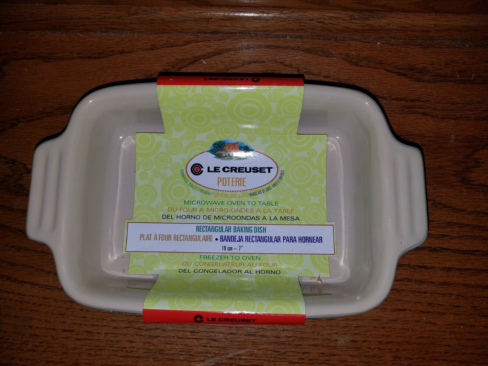 Le Creuset Individual Sky/Light/ Powder Blue Baking Dish 19cm 7 in x 5in