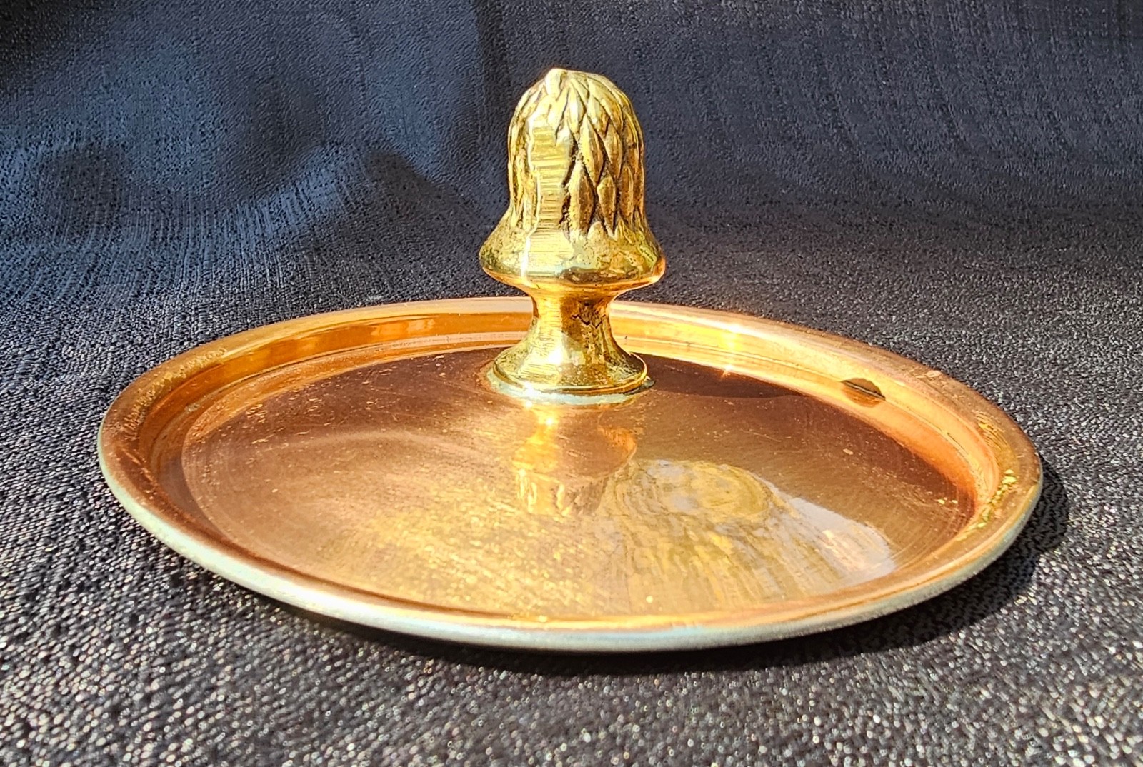 Ruffoni Historia 12cm Hammered Copper Lid ONLY with Acorn Bronze Knob Italy