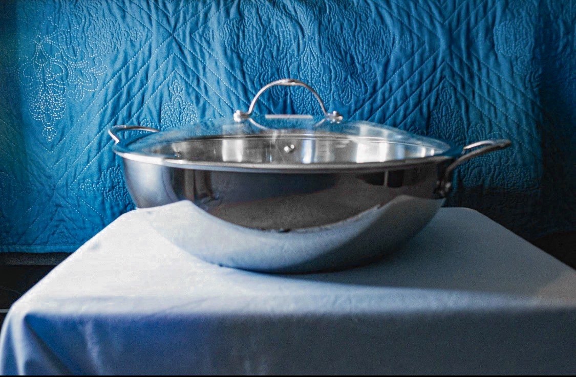New Princess House Heritage 9Qt Round Casserole 10602 Stainless Steel Dutch Oven