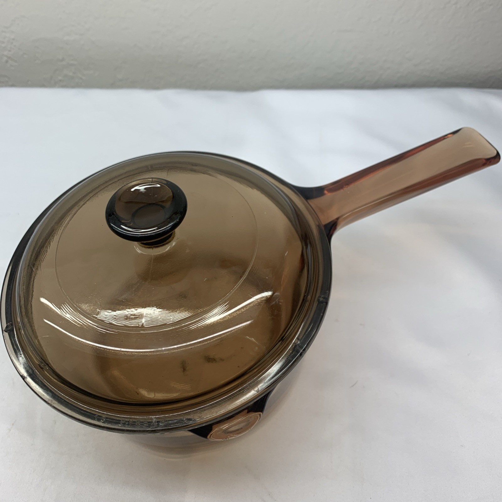 Vision Corning USA 1L Amber Sauce Pan w/ Lid & 0.5L Skillet