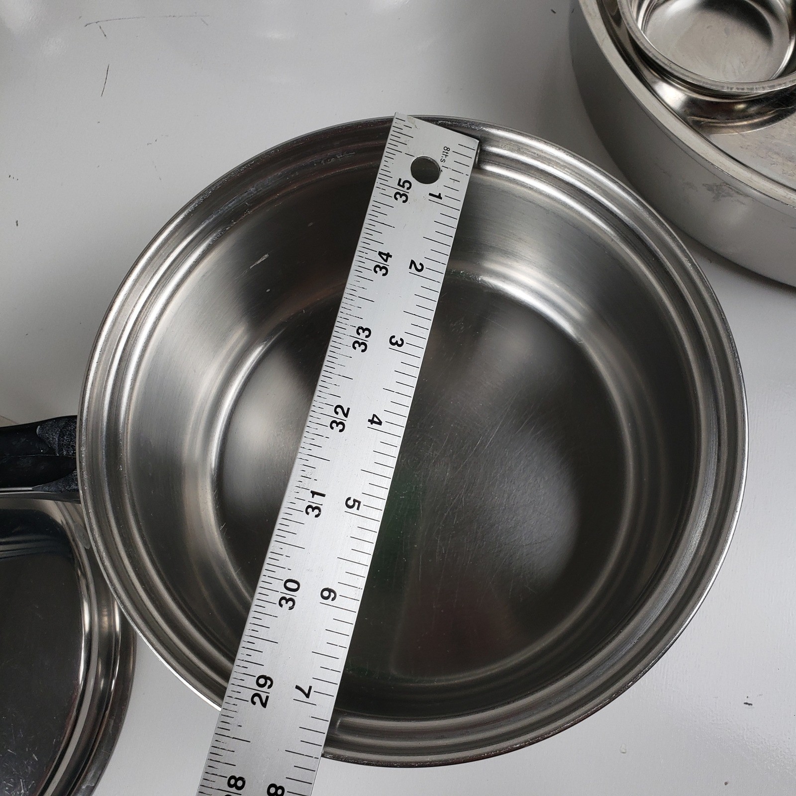 Nobility 13 PC Stainless Steel Cookware Set Pots Pans Egg Poacher Double Boiler