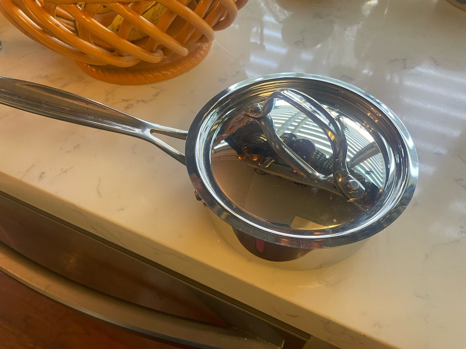 Cuisinart Classic Stainless Cookware 1.0Qt Saucepan/ Lid Induction Ready 719-14