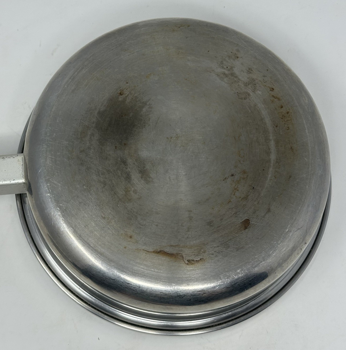 Saladmaster 18-8 Tri Clad Stainless Steel 9″ Gourmet Saucepan Stock Pot Vapo Lid