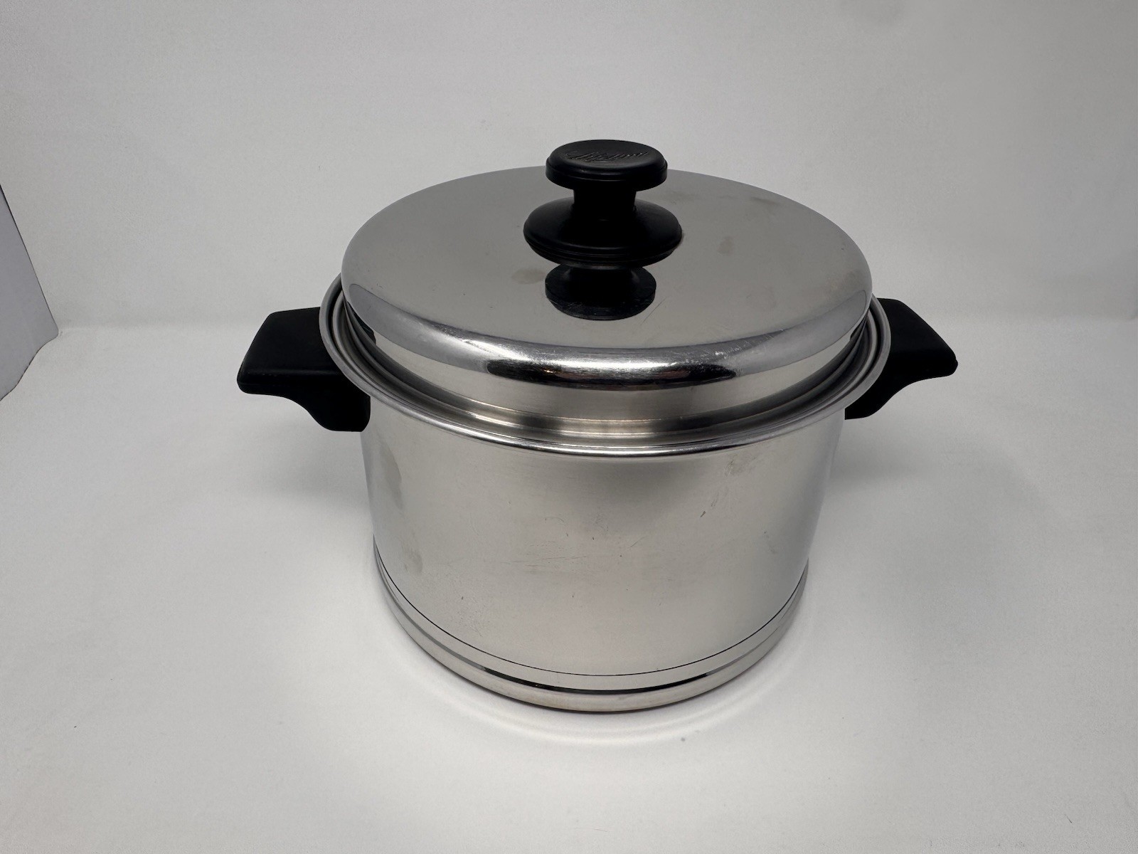 LIFETIME Cookware Custom Designed T304 Stainless Steel 4 Qt Stock Pot w/ Lid USA