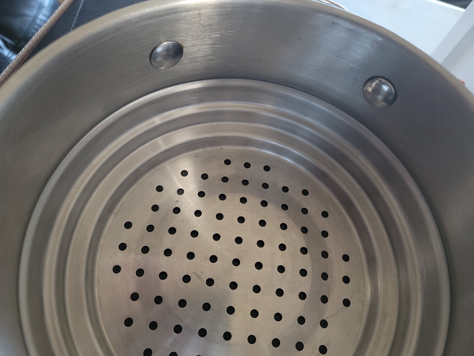 Steamer Insert Stainless Steel Basket Cooking Club of America Pan 7 .5 Inch