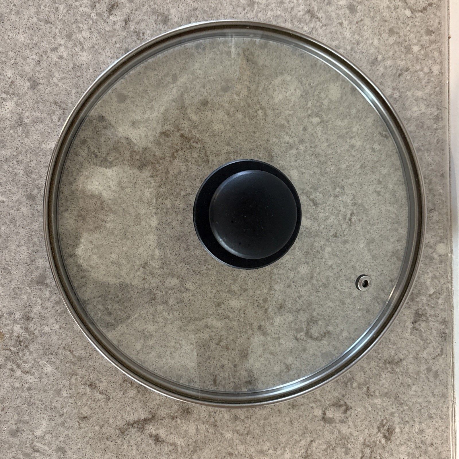 Universal Glass Pot Pan Replacement Lid Only- Inner Rim 8 1/2” Vented