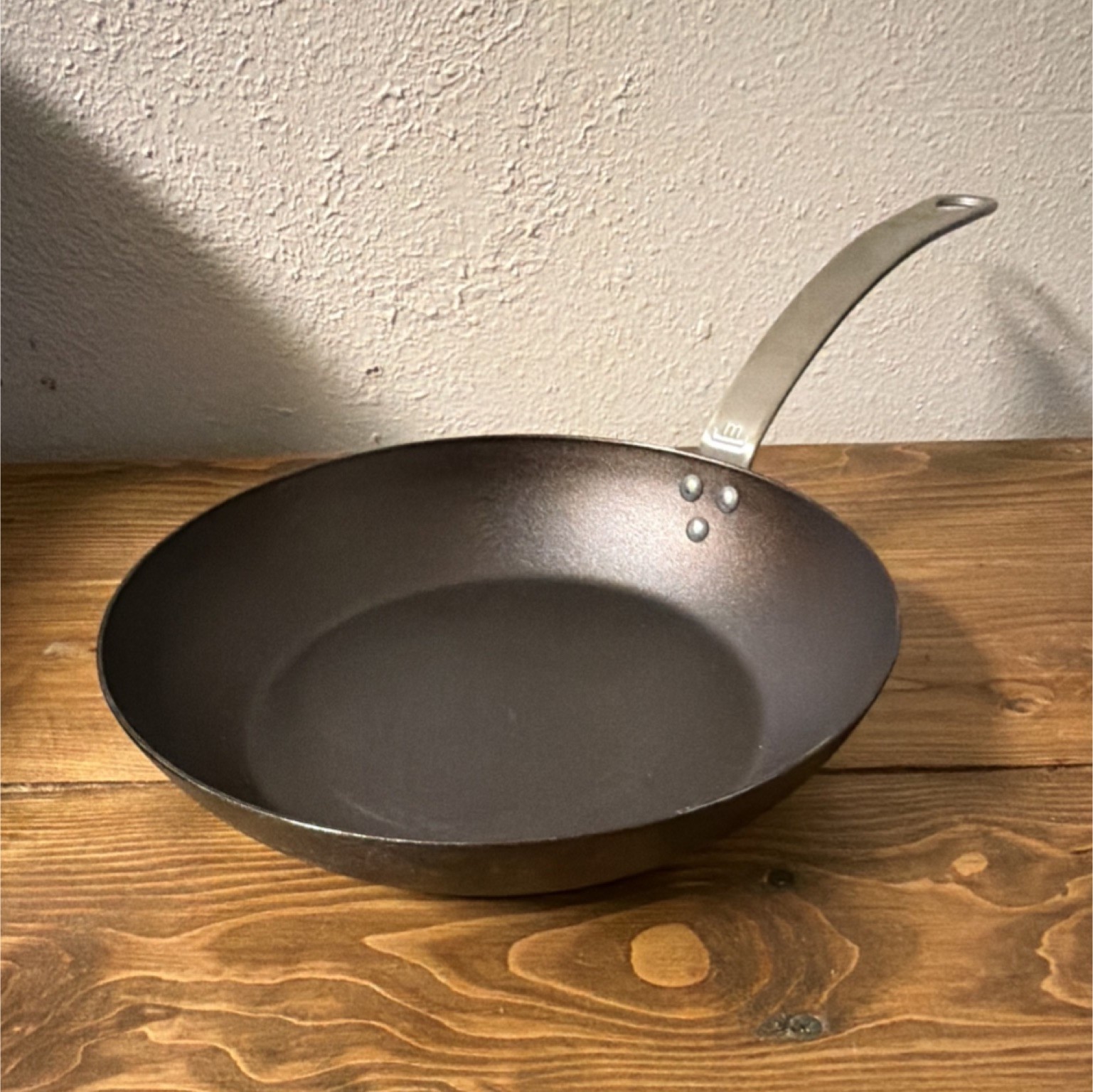 Made In | Black Carbon Steel Frying Pan 10” | Long Handle | Gas, Elect, Induct.