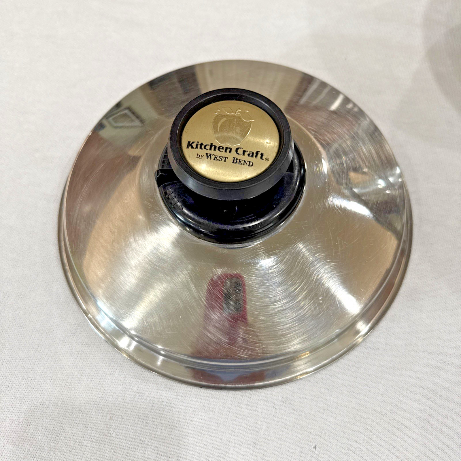 Kitchen Craft by West Bend Stainless Steel 3 Qt Saucepan w/ Lid & Steamer Insert