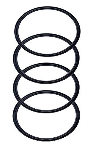 Pack of 4 20 & 10 oz Rubber Lid Ring 3.3 Inch Diameter – Gasket Seals Lid for…