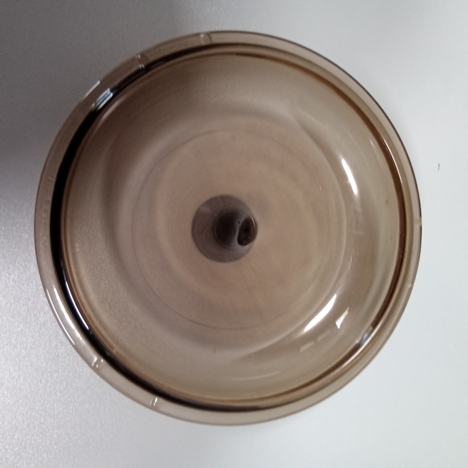 Pyrex Visions Amber Glass Replacement Lid V-1-C Brown 6.25 Inch Round V1C USA