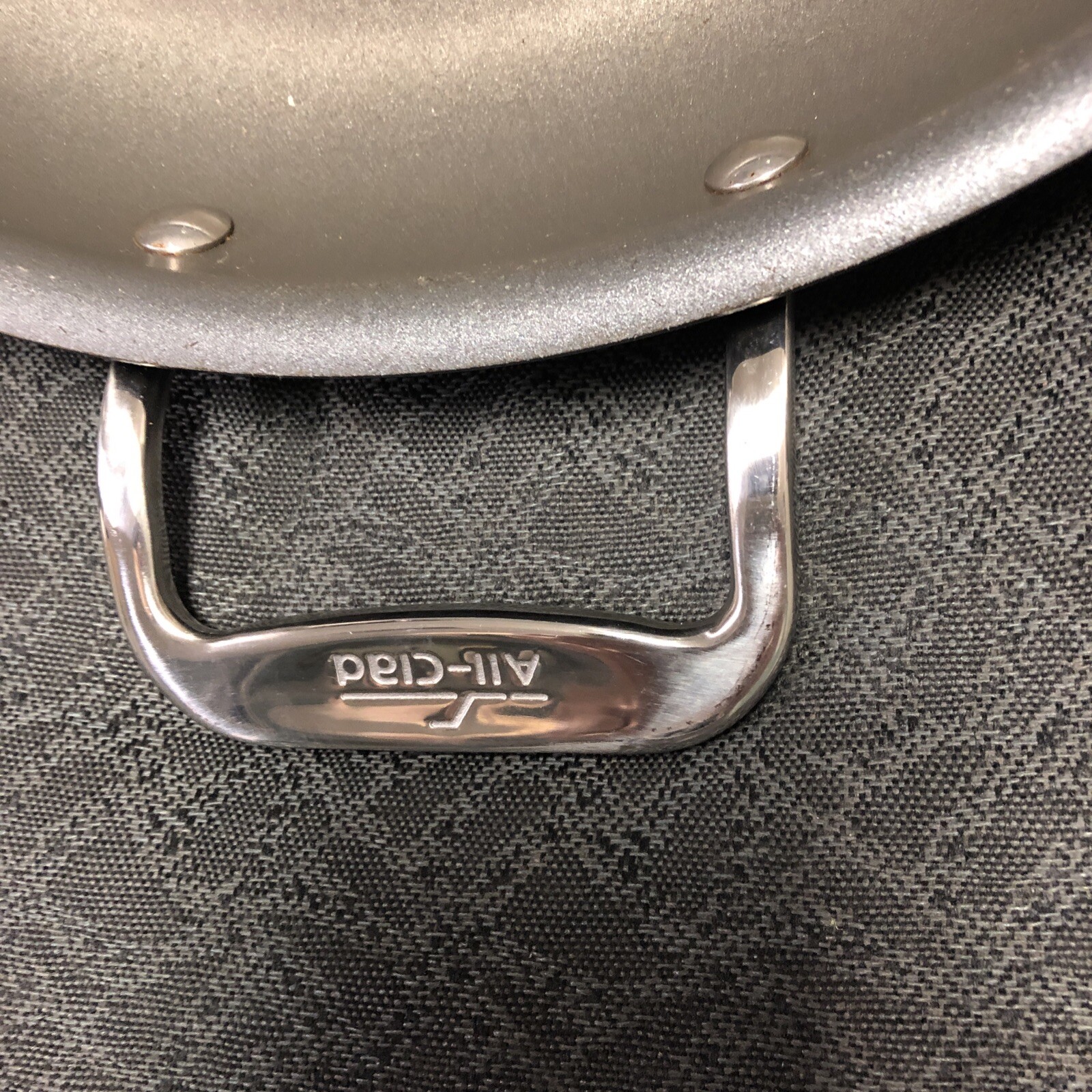 All Clad Non-Stick Frying Pan Black Steel Handle Fry Pan Skillet 12 inch 30cm