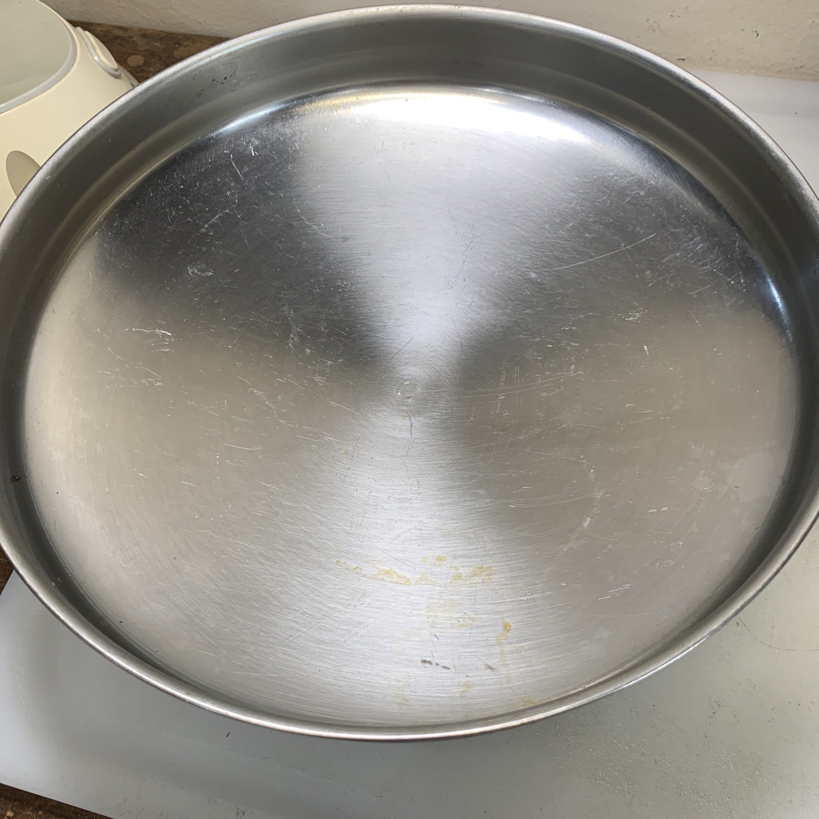 Revere Ware Copper Bottom Stainless Stockpot Roaster Pan With Lid 6.5 Qt.