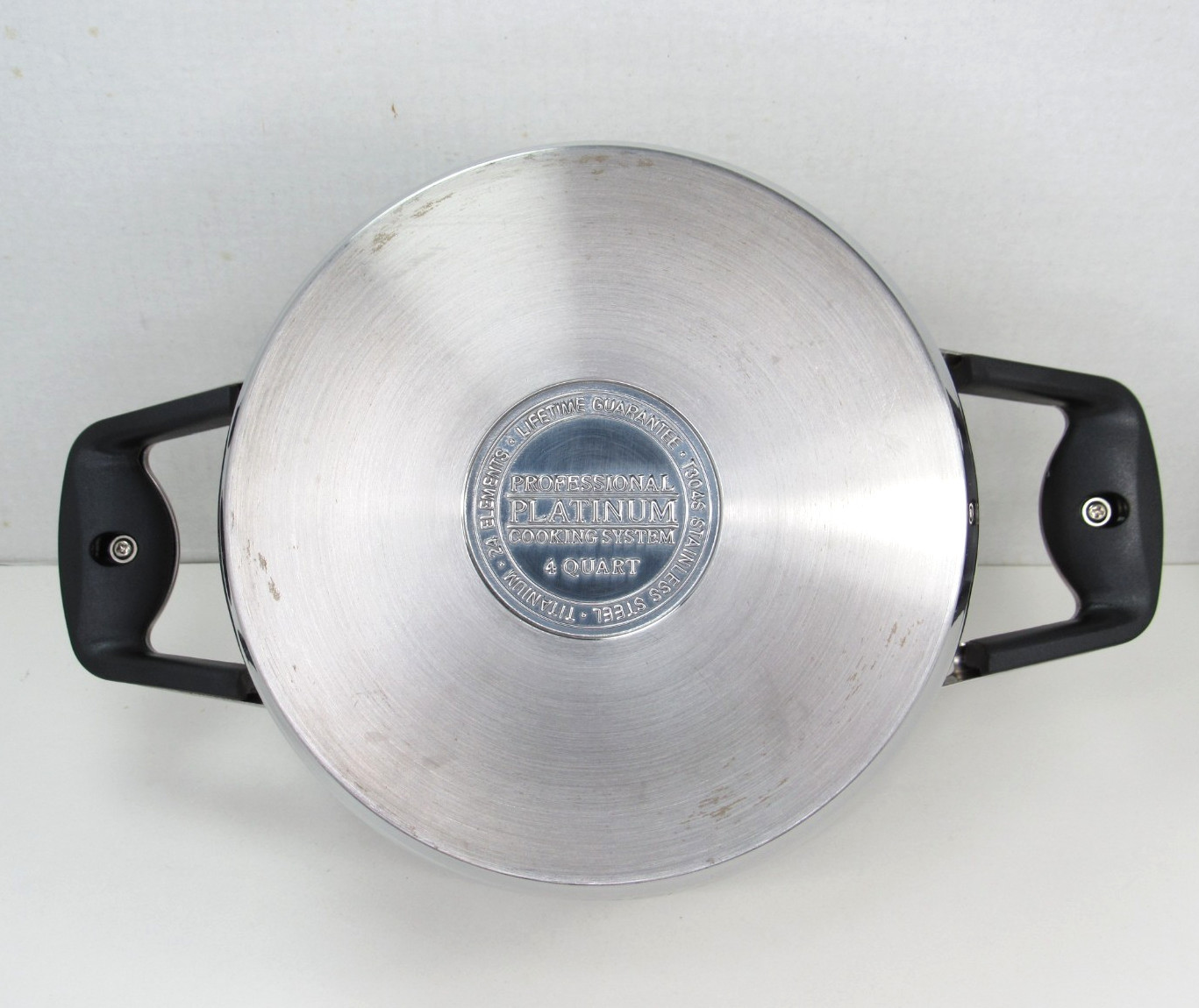 Platinum Professional Cookware System Titanium 24 Elements 4 Qt Pot T304S + Lid
