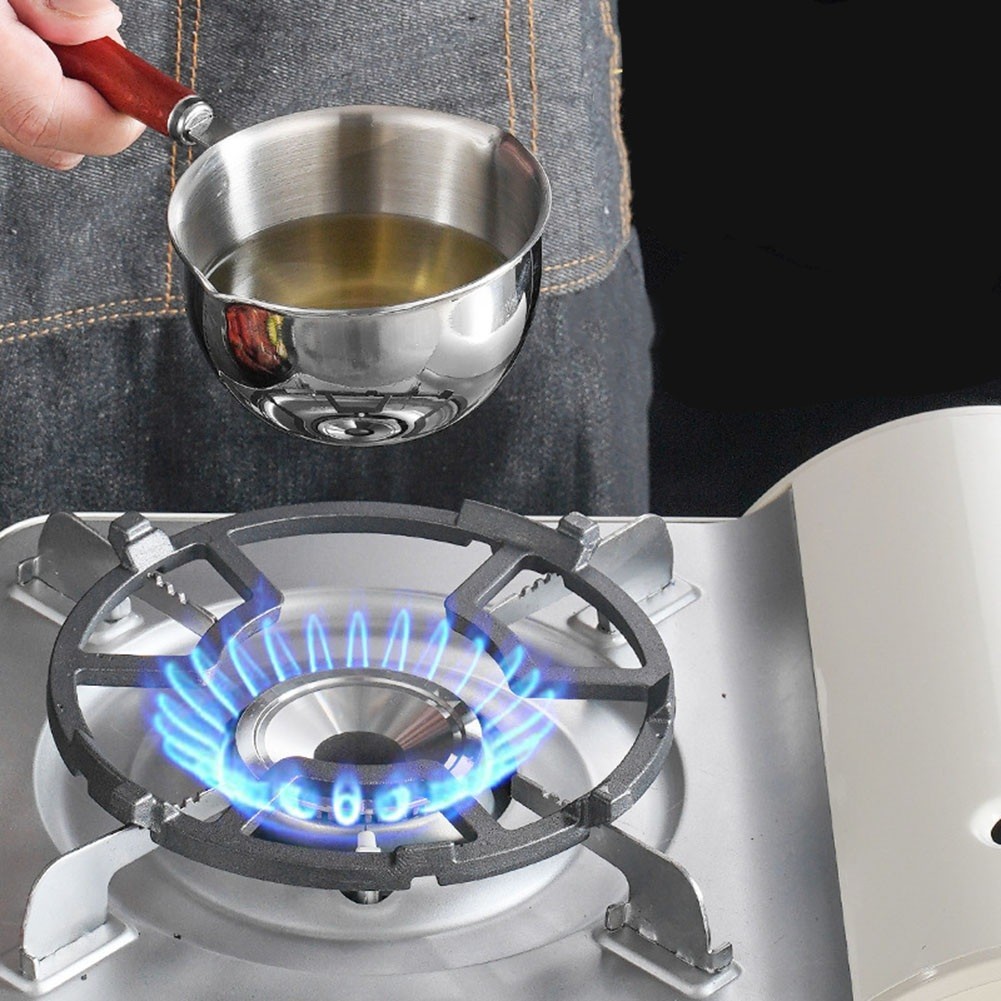 Stainless Steel Mini Milk Pan 150ml Hot Oil Pot Small Butter Melter Saucepan