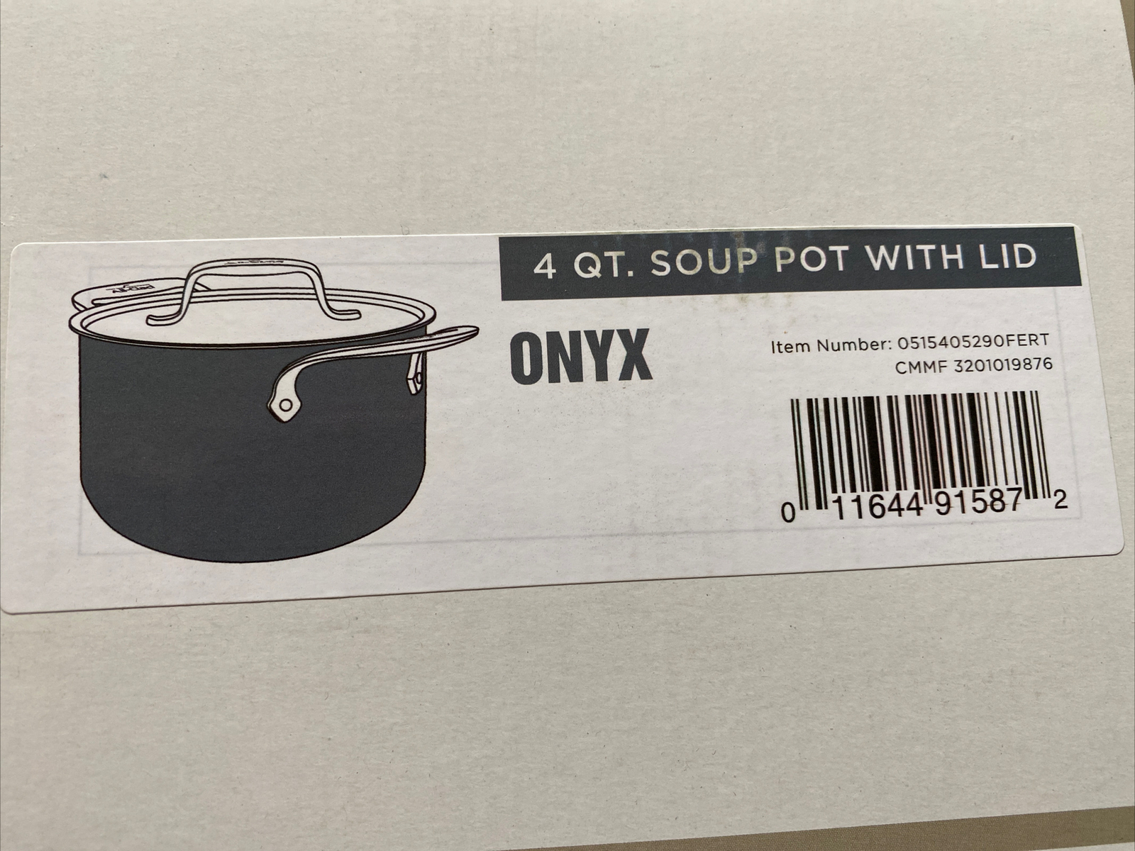 All-Clad FUSIONTEC™ 4 Qt. Soup Pot with lid (ONYX ) $325- Germany