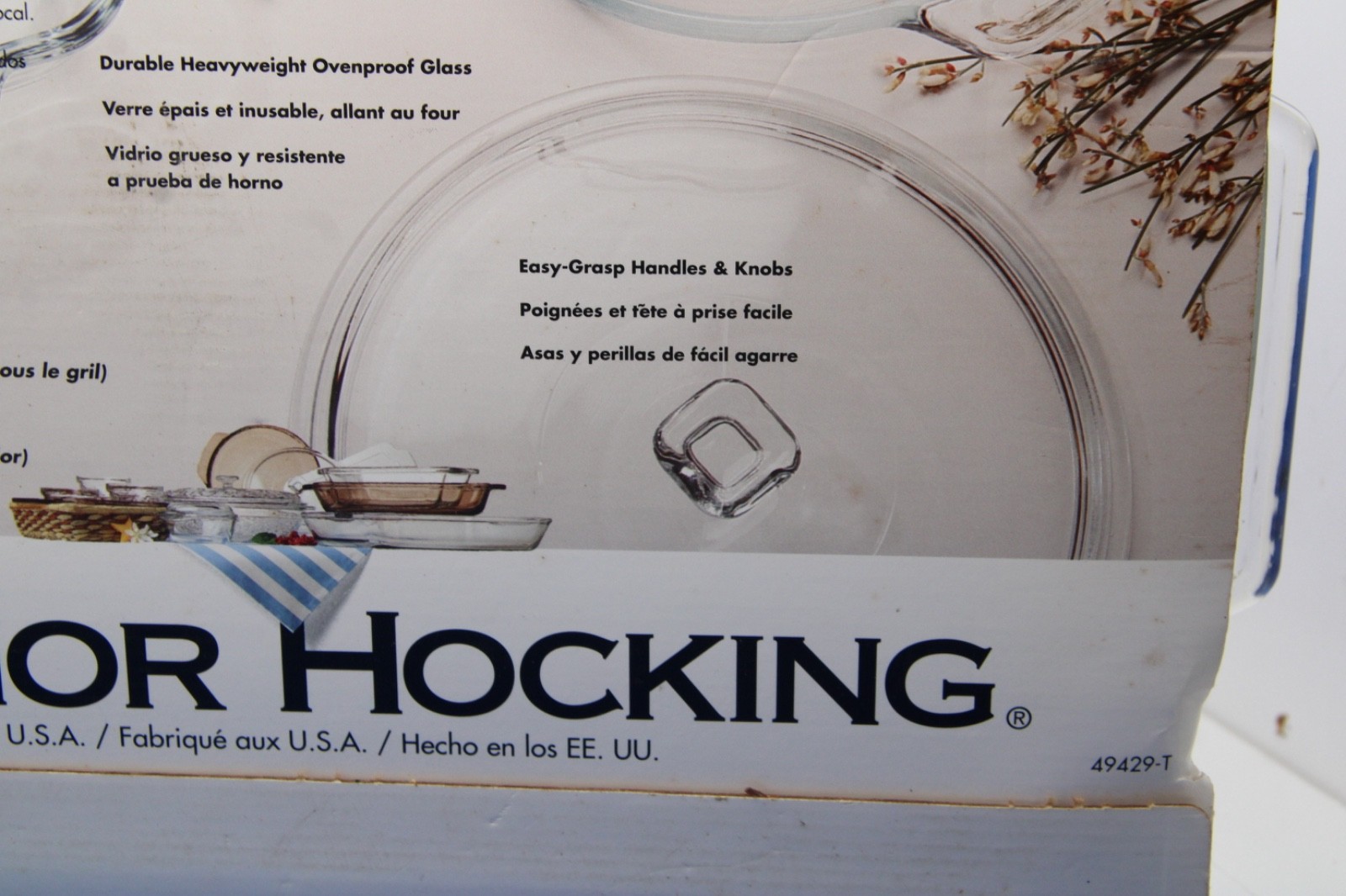 Anchor Hocking 3qt. Oven Basics 9″x13″ Rectangular Baking Dish Clear Glass USA