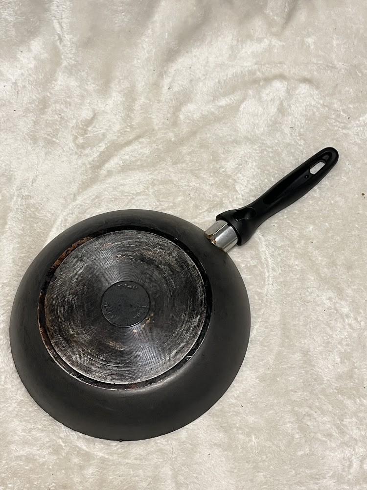 T-fal Tefal 10.25 in Nonstick Round Frying Pan Skillet Black Aluminum
