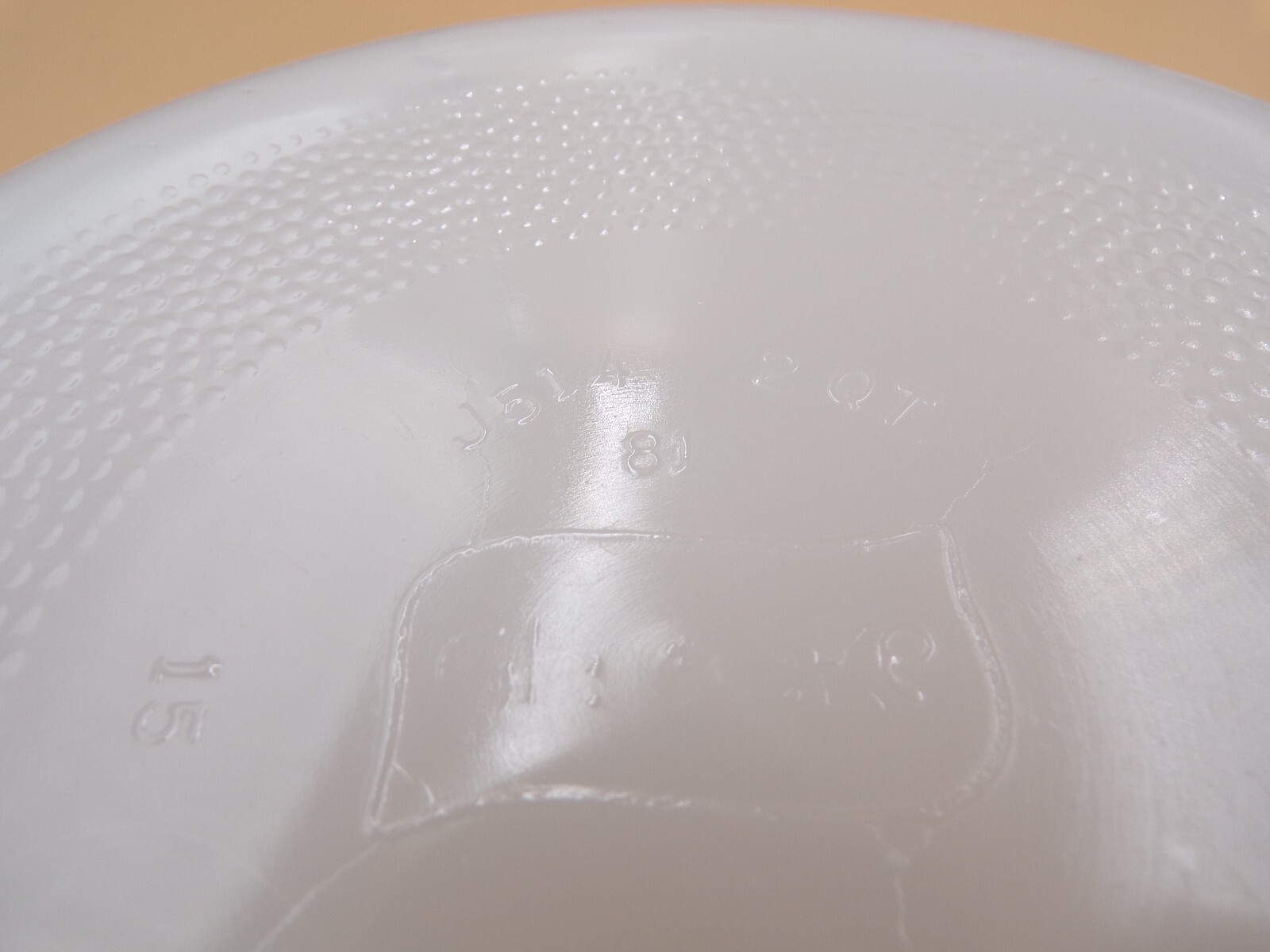 Vtg Glasbake 8.5″ Green Daisy Casserole Dish NO Lid 2 Qt USA J514 Ovenware + one