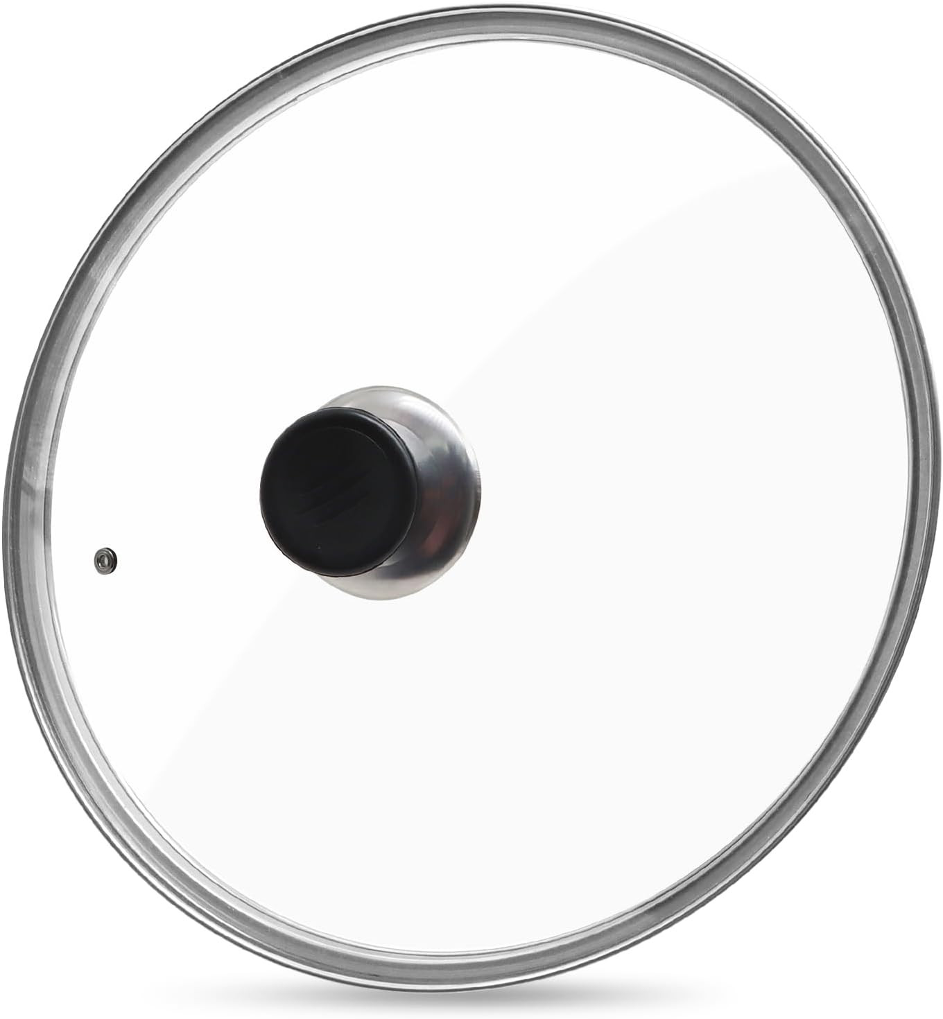 12 Inch Pan Lid, Tempered Glass Lid, Cast Iron Skillet, Pot,Replacement Pan Cove