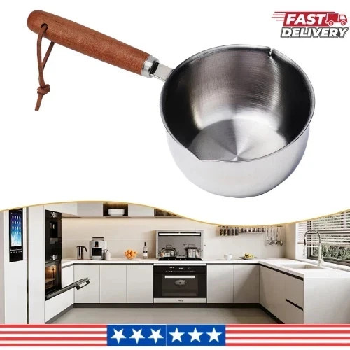 Stainless Steel Milk Pan Small Saucepan Butter Melting Cooking Pot
