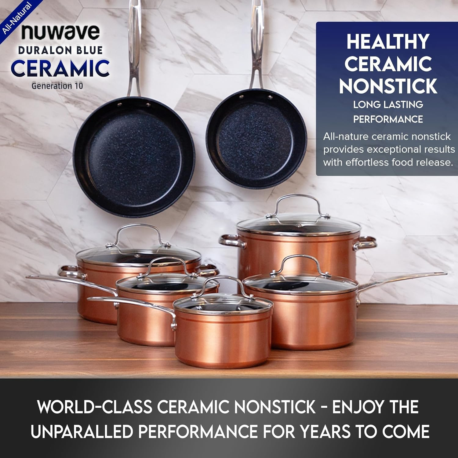 12Pc Non-Stick Cookware Set, Induction-Ready & PFAS Free