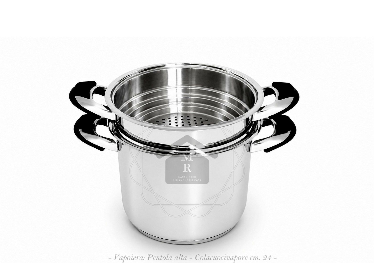 35 Piece MSBavaria 18/10 Stainless Steel Induction Cookware Battery Made in Italy