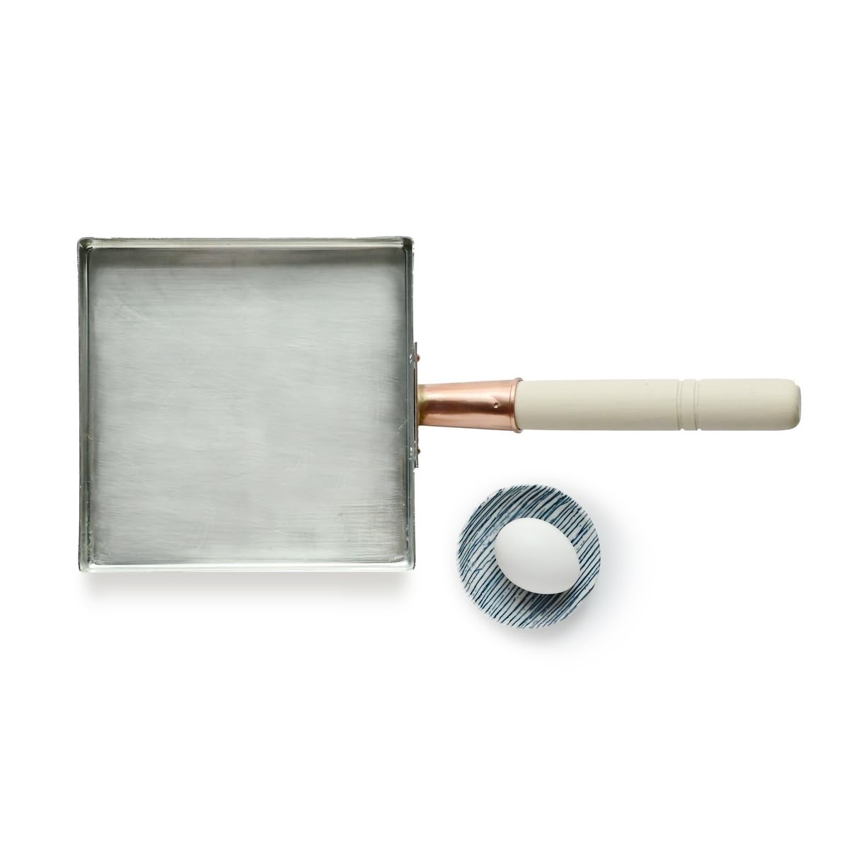 TIKUSAN Japanese Tamagoyaki Pan Omelets Copper 8.3 x inch,