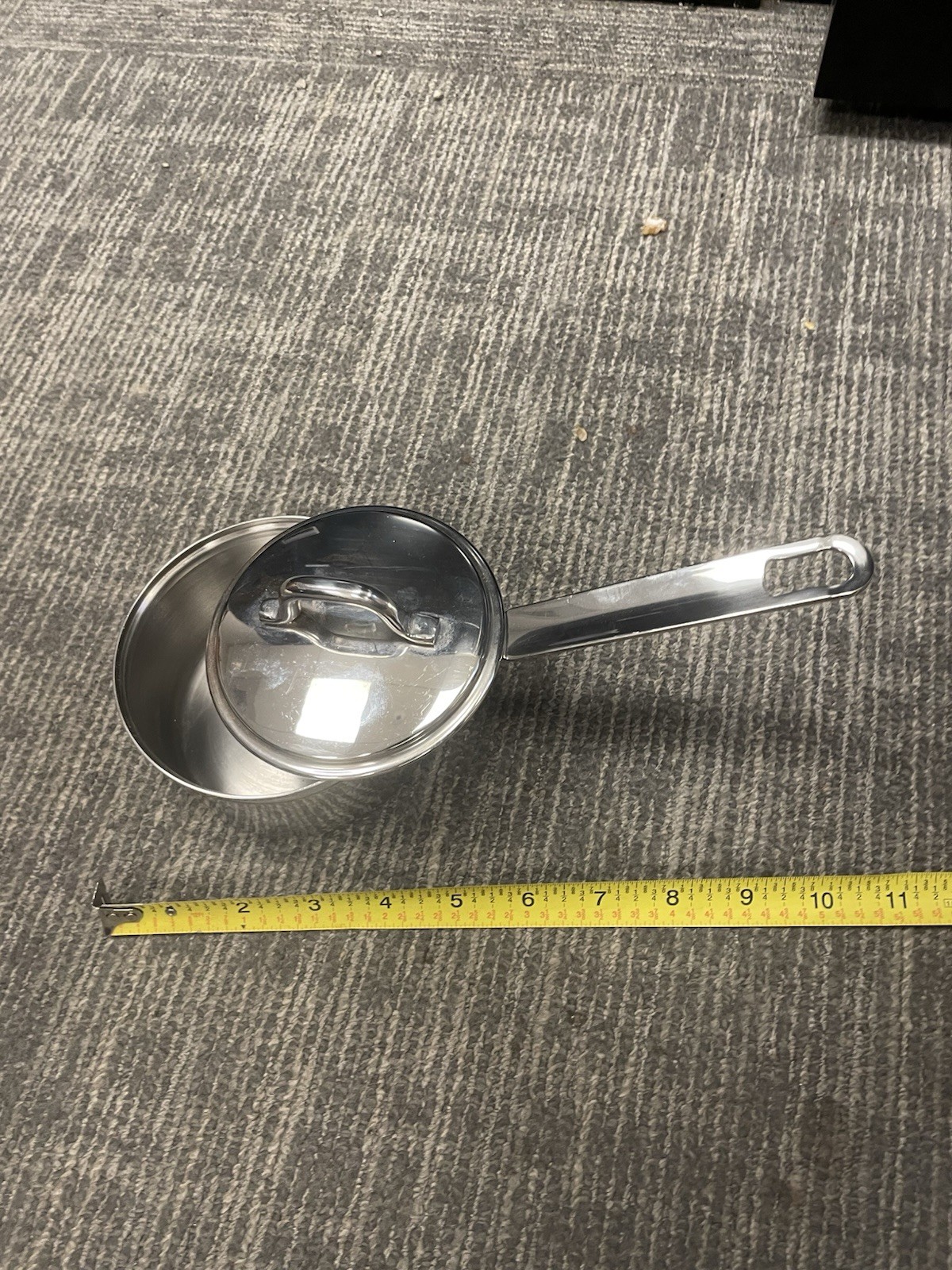 Endurance Stainless Steel Cookware 4.25″ Pan W Lid EUC
