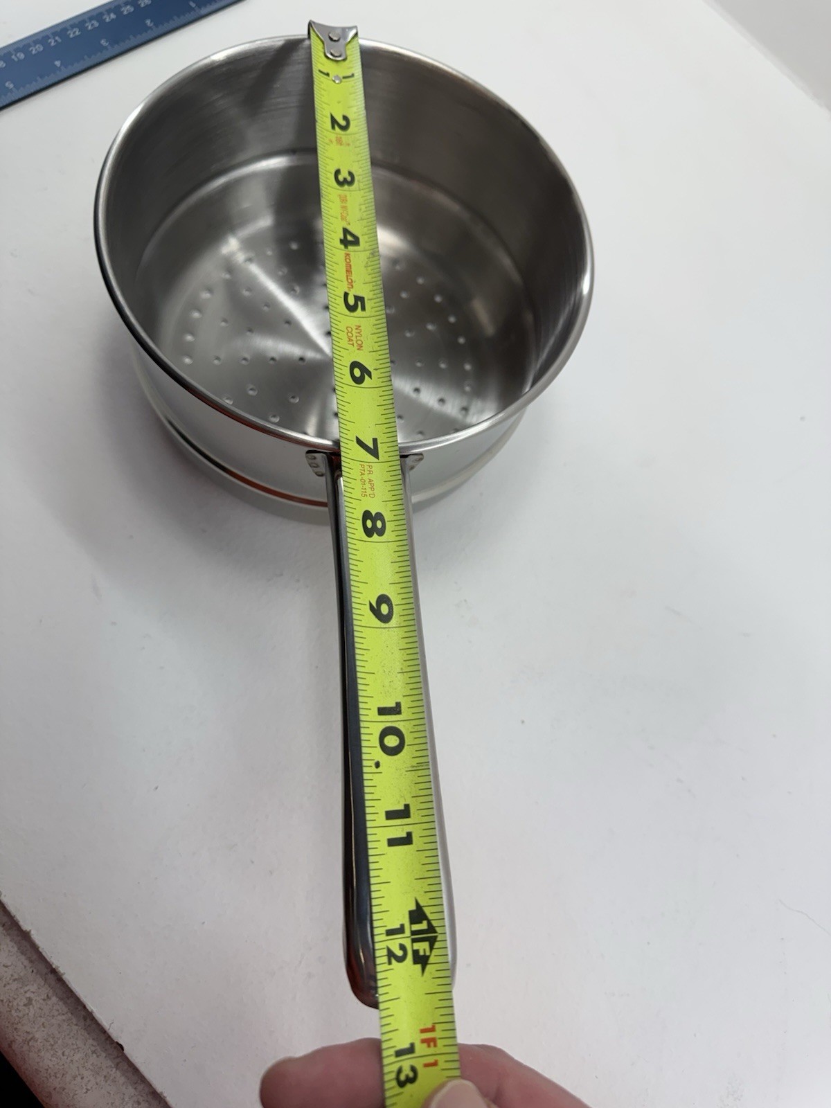 “Stainless Steel 2 Qt Steamer & Double Boiler Insert – 17cm (6.7 in) OD