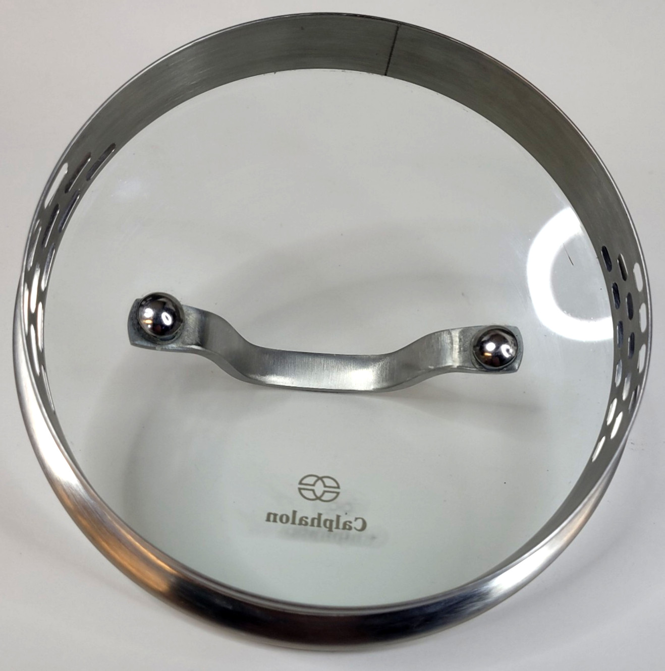 Calphalon Glass / Steel Strainer Replacement Lid OD 6 1/8″ ID 5 3/8″