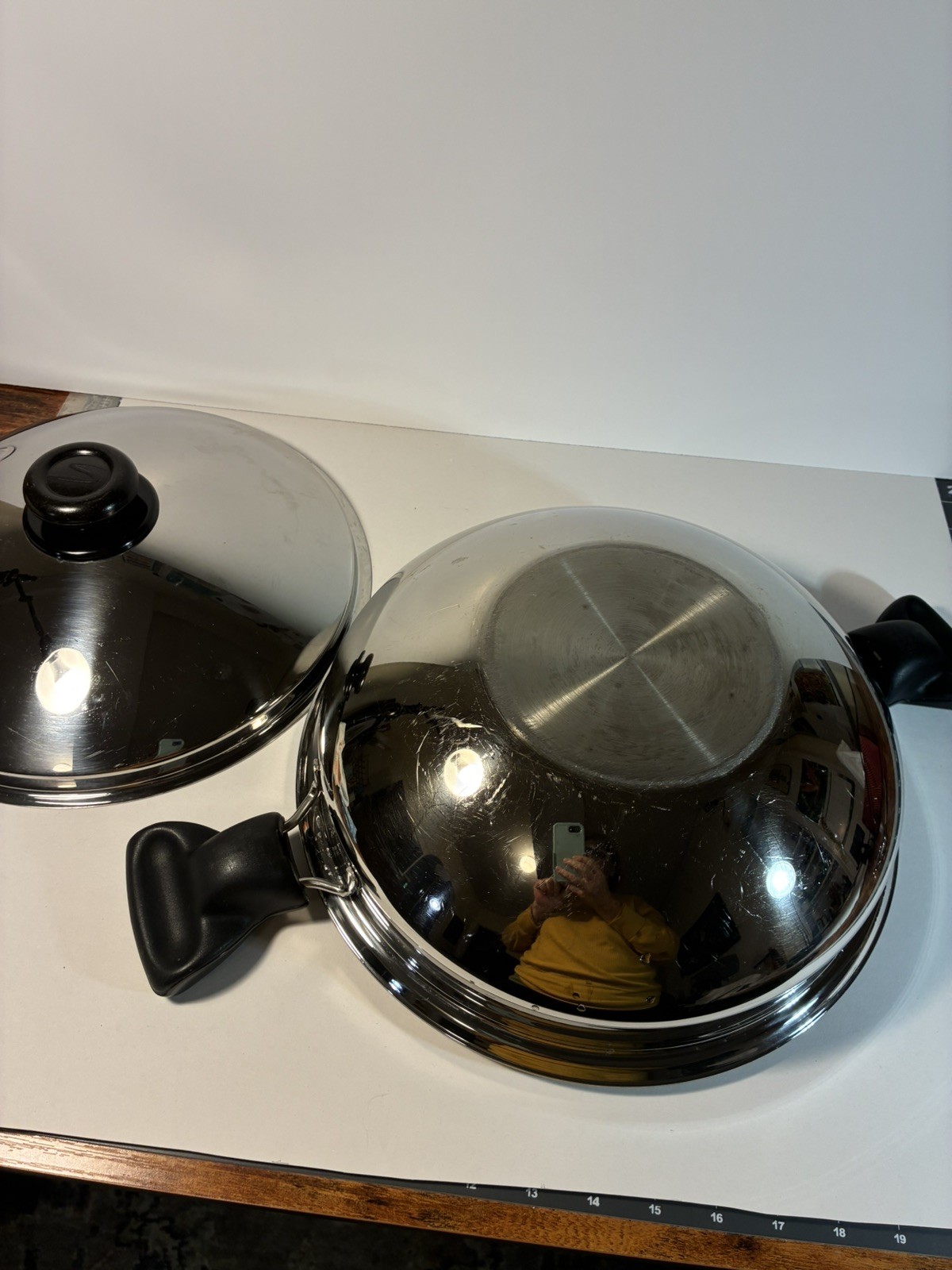 Saladmaster Stainless Steel 7Qt Wok Double Handle With Lid