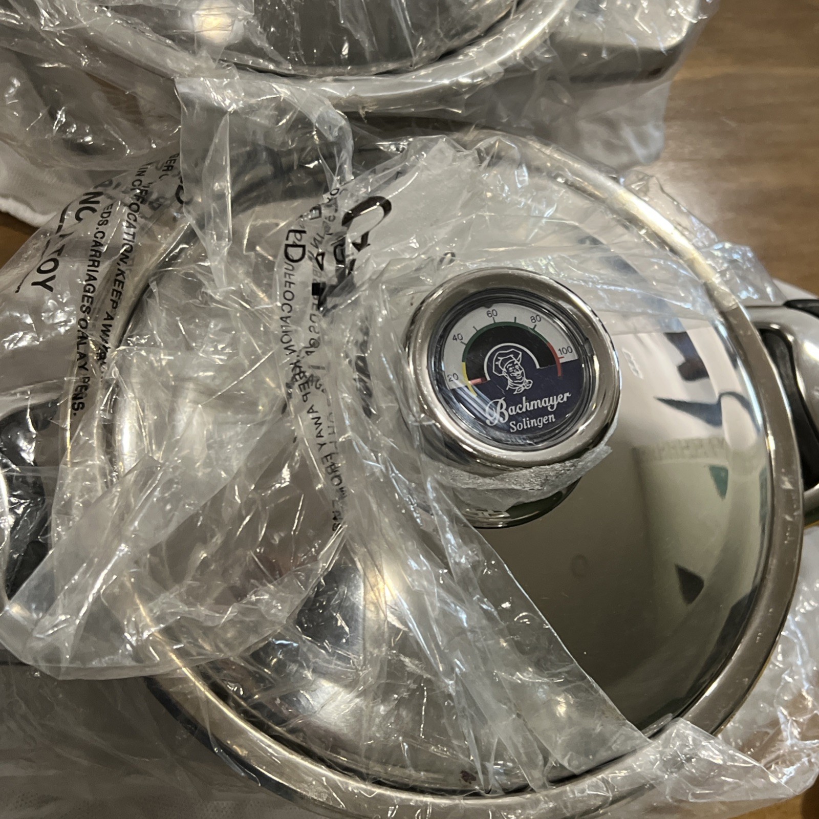 8 Pc Bachmayr Solingen Stainless Steel Pan Induction