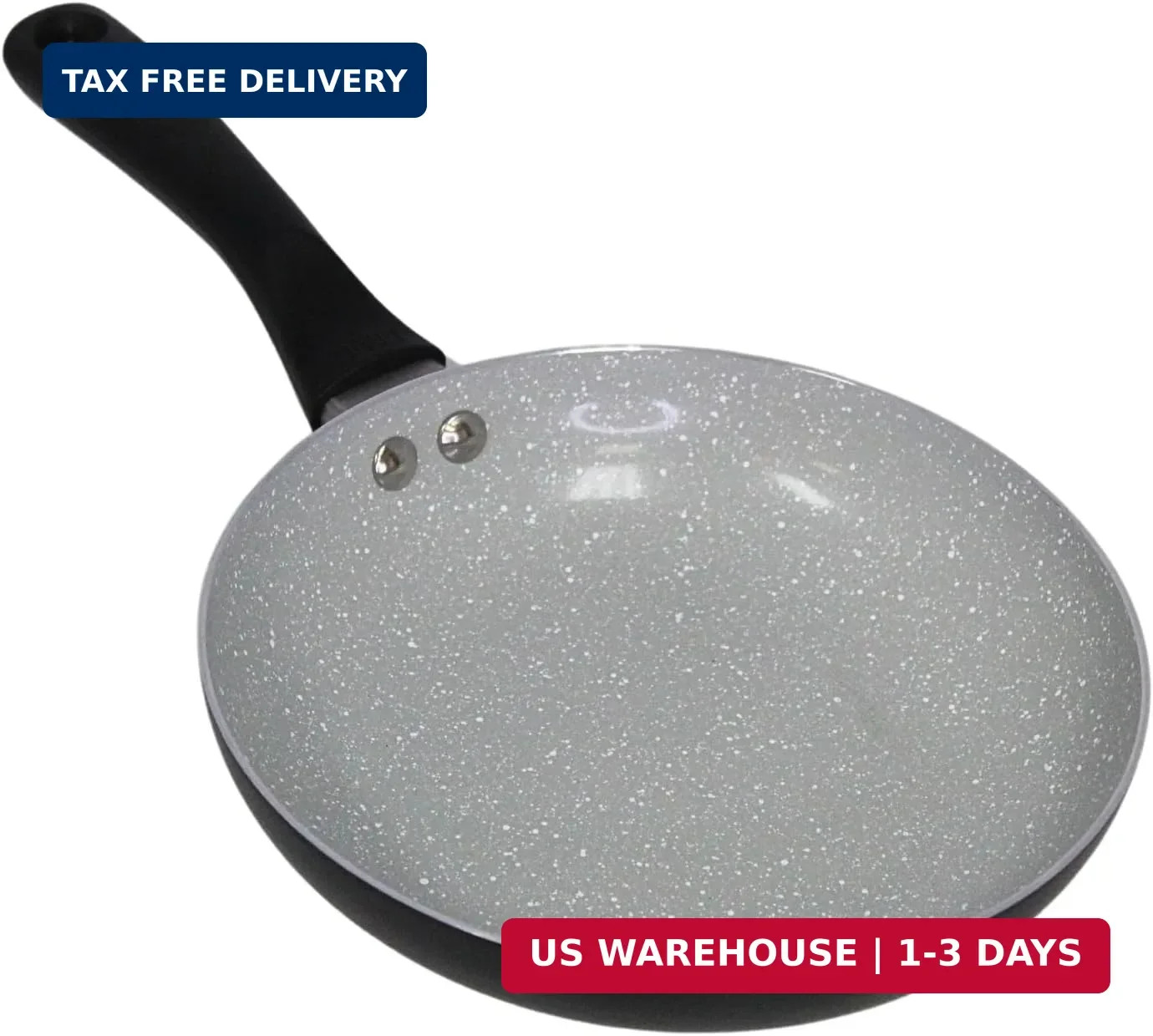 IMUSA 8″ Premier Ceramic Nonstick Fry Pan with Cool Touch Handle, Matte Black