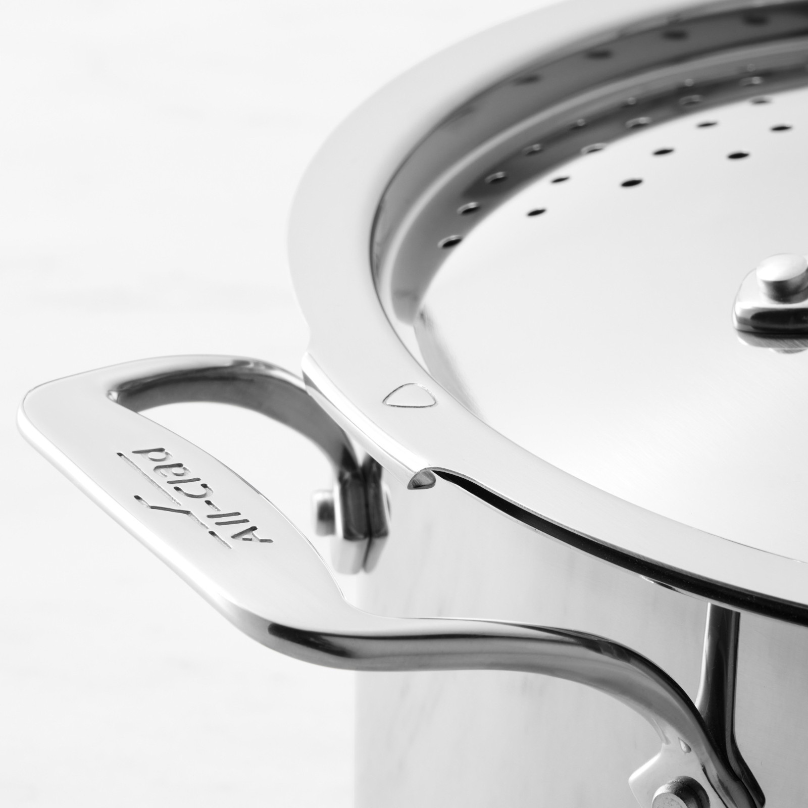 All-Clad Simply Strain Stainless-Steel Multipot with Strainer, 6-Qt NEW