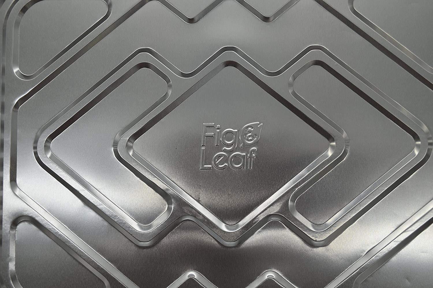 Fig & Leaf (480 Pack) Premium 1-LB Takeout Pans with LIDS – 5.6″ x 4.6″ x 1.9″