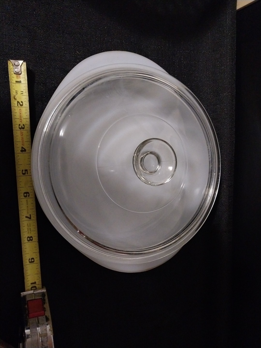 Vintage Glasbake Green Daisy 8″ J2429 Baking Dish USA