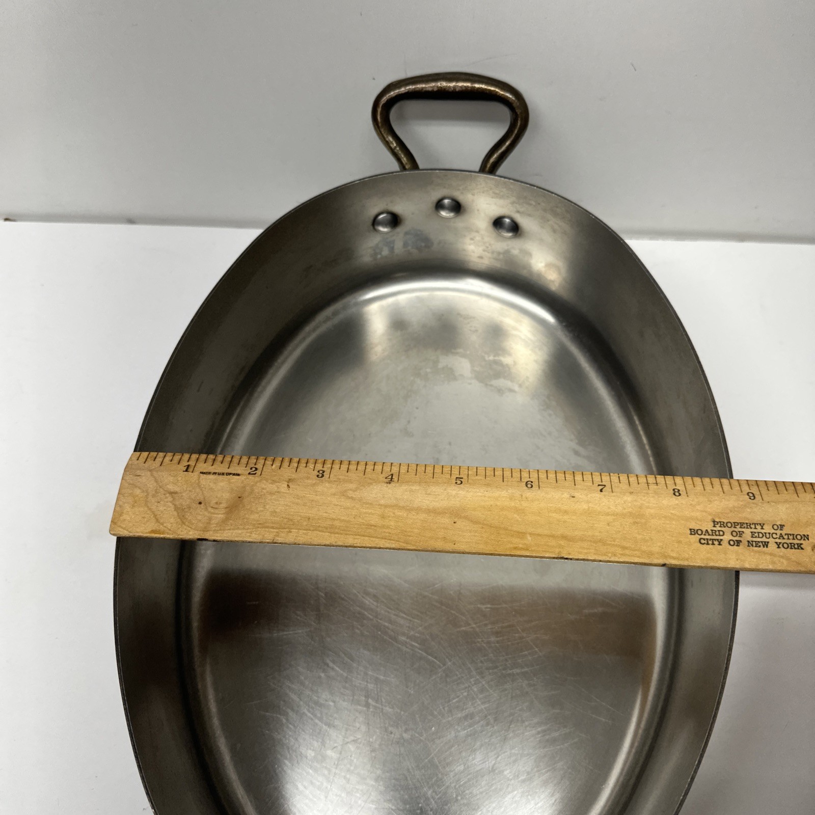 William Sonoma Mauviel Oblong Braising Stew Pan Double Handle With Lid