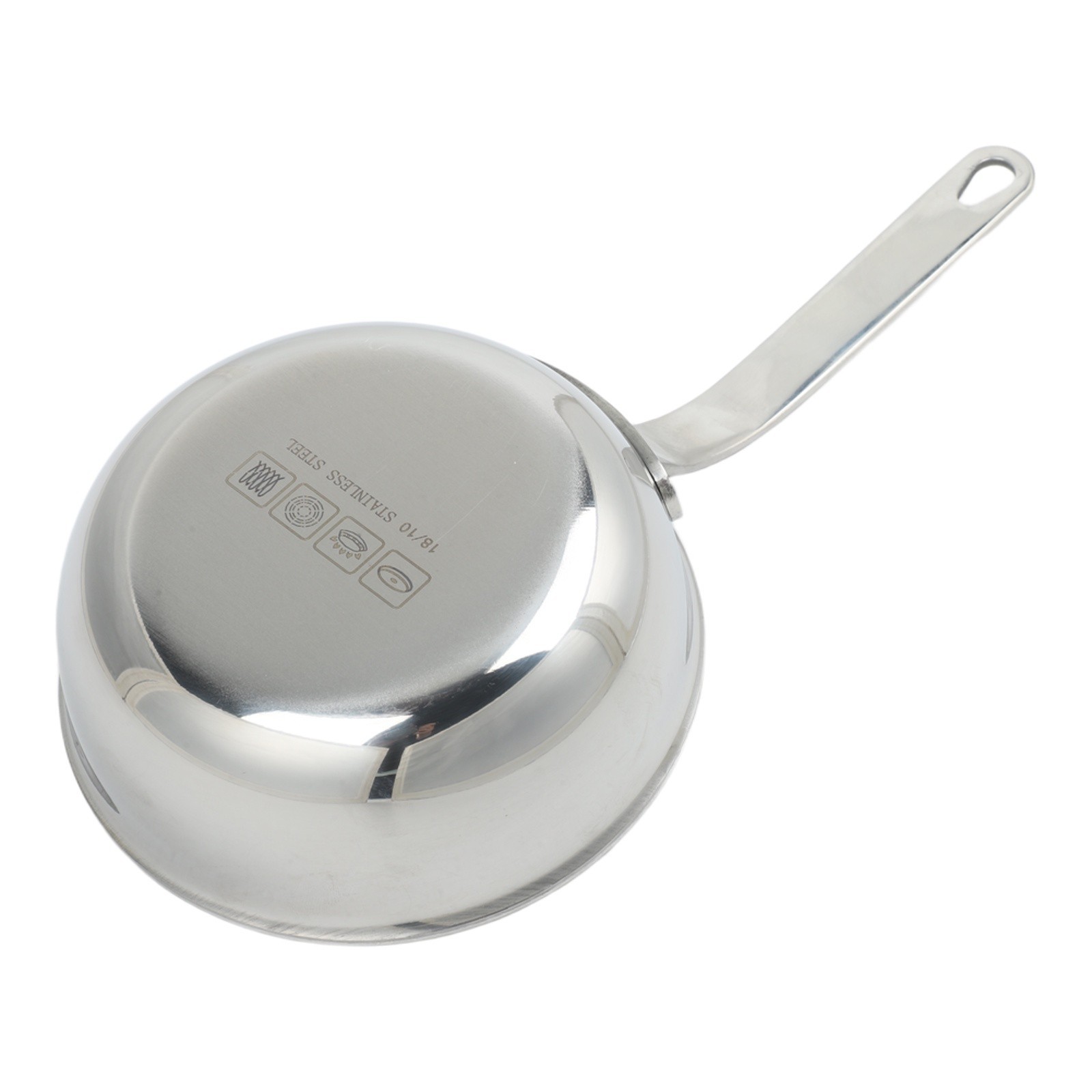 Small 5 Inch Stainless Steel Egg Pan for Cooking Omelets and Melting Butter