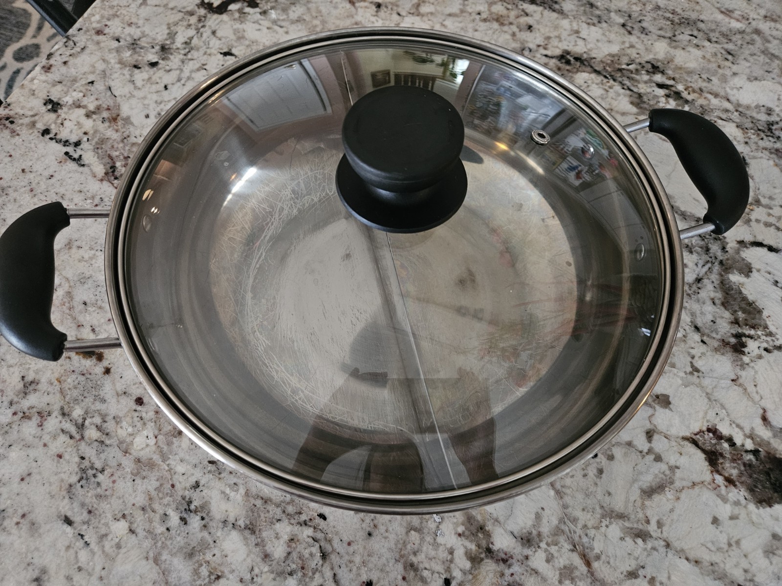 Divided Stainless Steel Pan 11.5 Inches