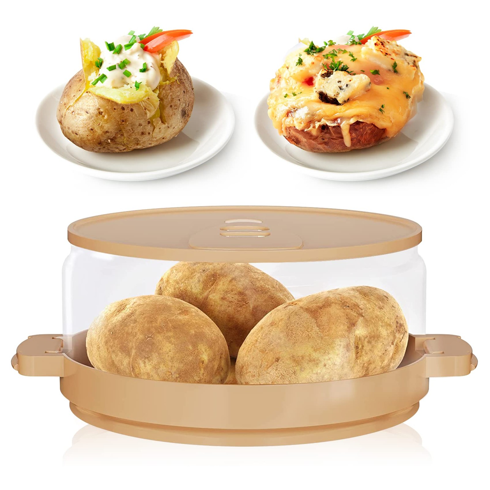 Microwave Baked Potato Cooker As Seen On Tv Cooks In Minutes Tender and For Bag
