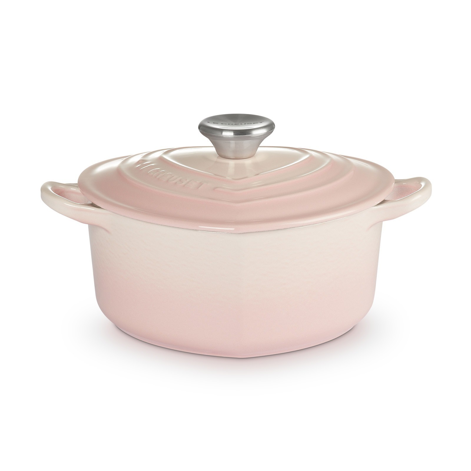 Le Creuset Cocotte d’Amour 20cm 1.9L Shell Pink Cast Iron Enamel Pot Japan New