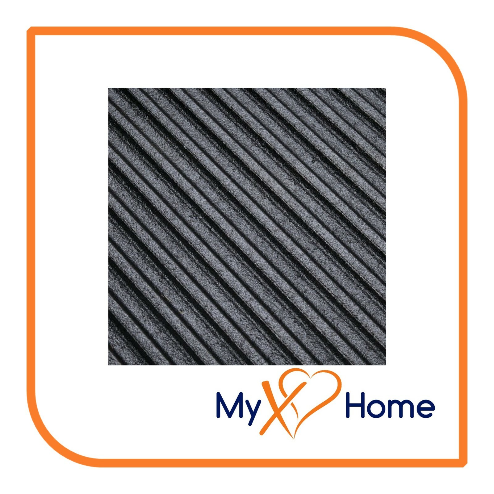 8″ Square Cast Iron Grill Skillet with Handle (1 Skillet) by MyXOHome