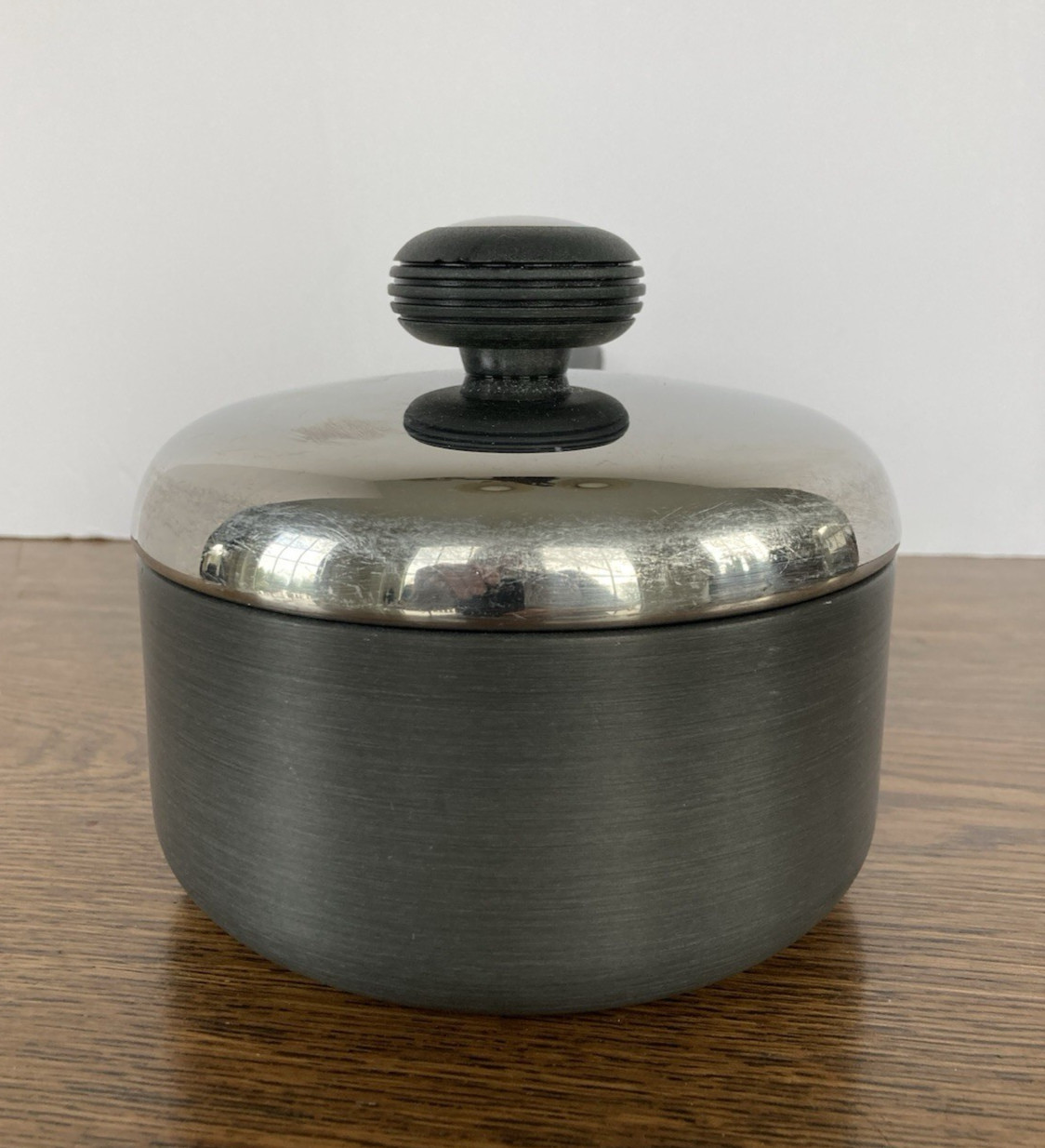 Meyer Circulon 1 QT/0.9L Hi-Low System Anodized Saucepan w/ Chrome Lid EUC
