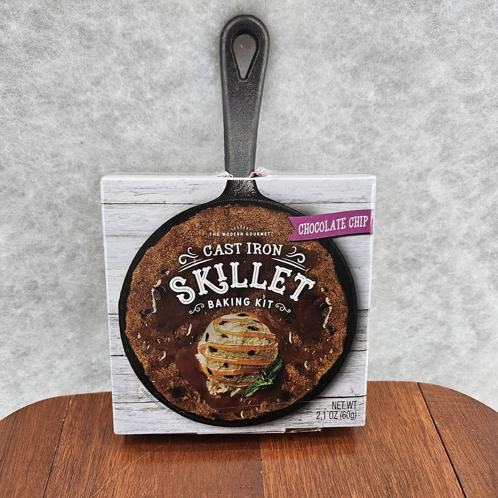 The Modern Gourmet Cast Iron Mini 5” Skillet Chocolate Chip Cookie 2.1oz NEW