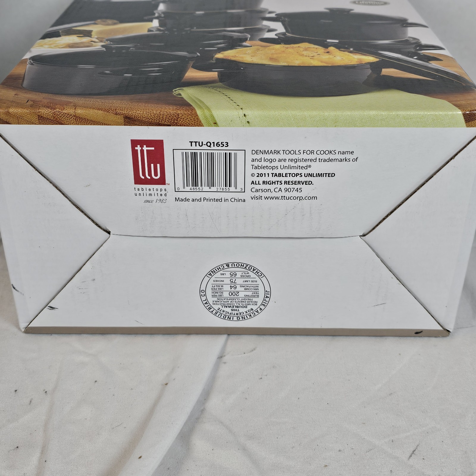 Denmark Tools For Cooks Oven To Table Set 8 Glazed 10oz Stoneware Cocottes BLACK