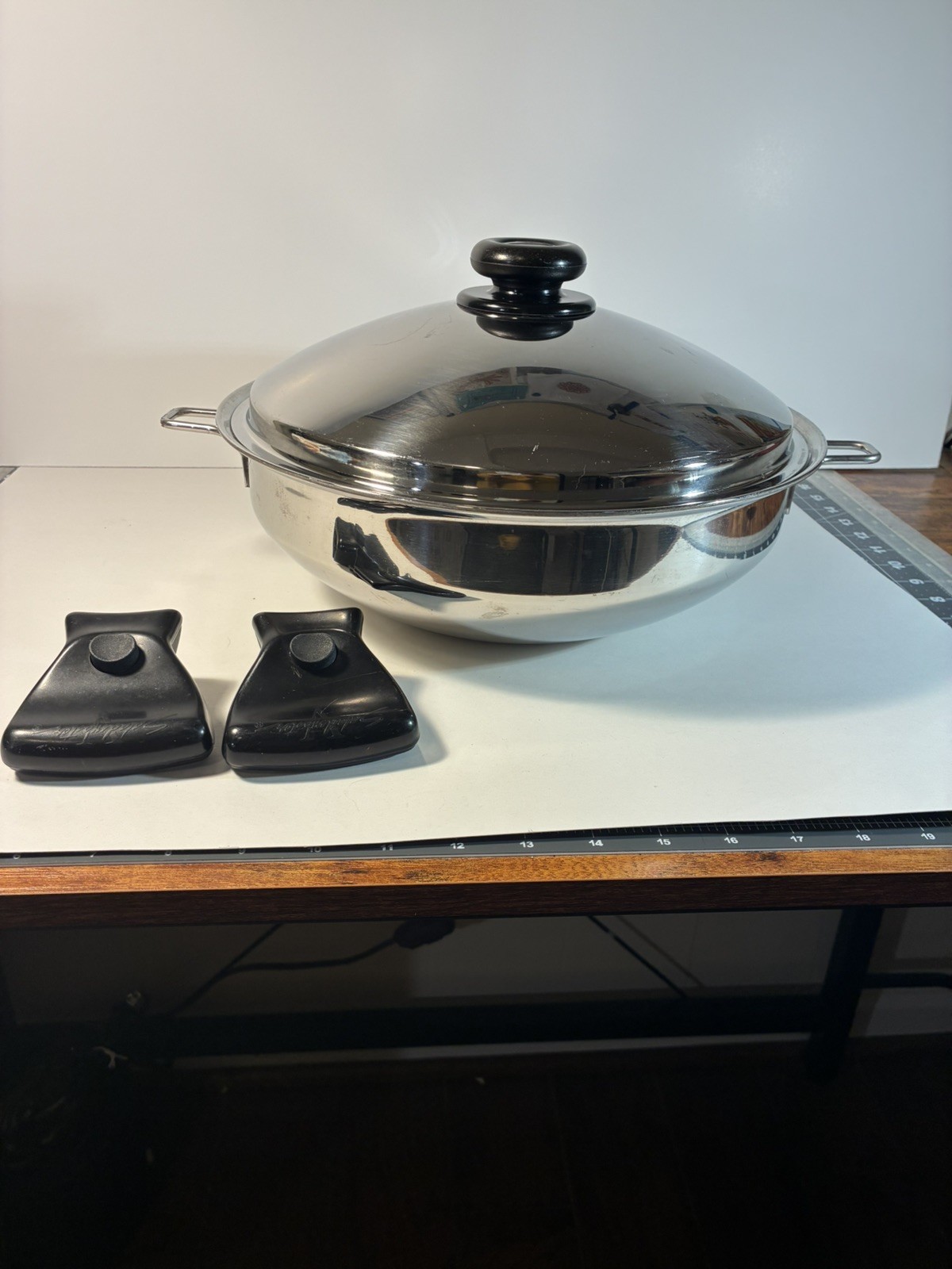 Saladmaster Stainless Steel 7Qt Wok Double Handle With Lid