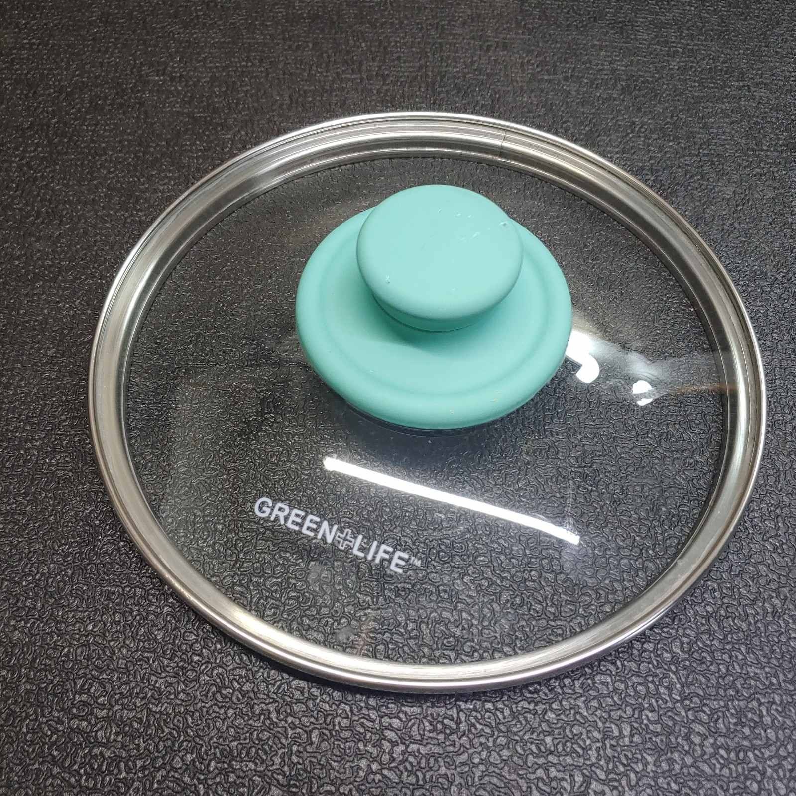 Green Life Pot Pan Cover Lid 7in With Knob