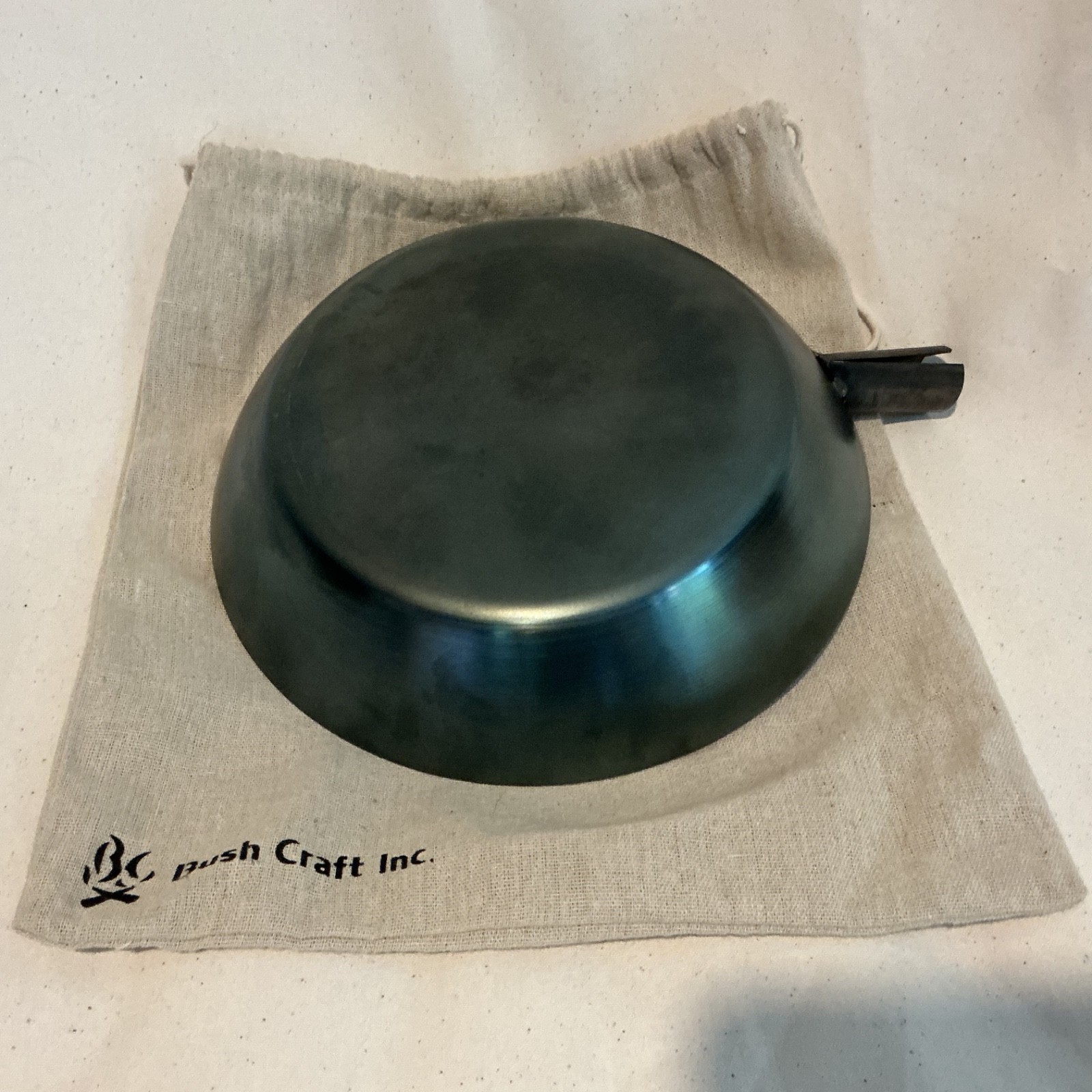 Bush Craft Bonfire Skillet Frying Pan St Pair Deep and Shallow Made in Japan